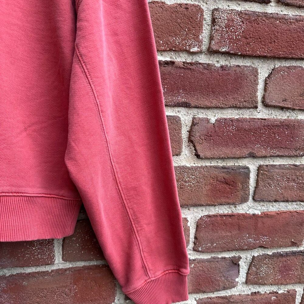 Madewell Raglan Crewneck Sweatshirt Wild Poppy Women’s XL NEW - Picture 4 of 8